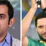 Gambhir reacts to Afridi testing positive for coronavirus
