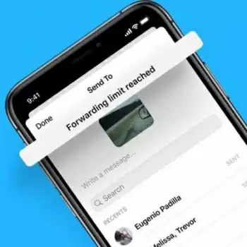 Now Facebook messenger will forward messages up to five people or group at a time