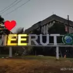 Damaged Letters, Broken Lights, Lack of Care by Meerut Municipal Corporation