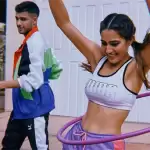 Sara shares hula hoop photo