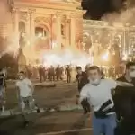 Serbia arrests 71 over virus protest violence, including Briton