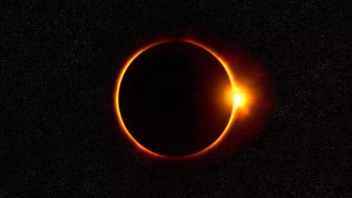 Astronomy enthusiasts witness partial solar eclipse