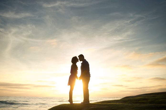 couple kissing each other