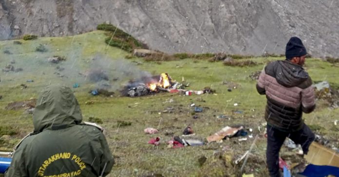 Pilgrims off to Kedarnath Killed Midway In Helicopter