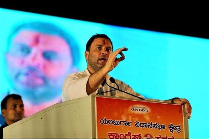 Rahul tears into Karnataka govt on graft issue