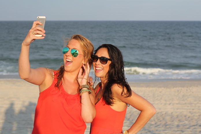selfie on the beach