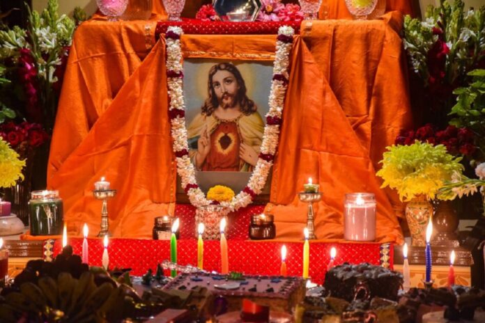 Christmas celebrated in Belur Mat