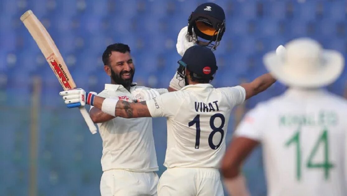 Historic Test ton from Cheteshwar Pujara and Shubman Gill help India to post a mammoth target against Bangladesh