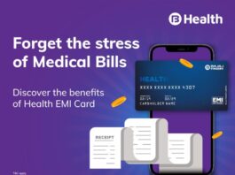 bajaj health emi card benefits