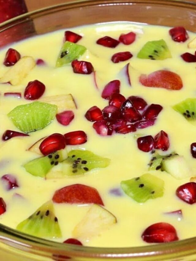 Try this homemade fruit custard! Buziness Bytes