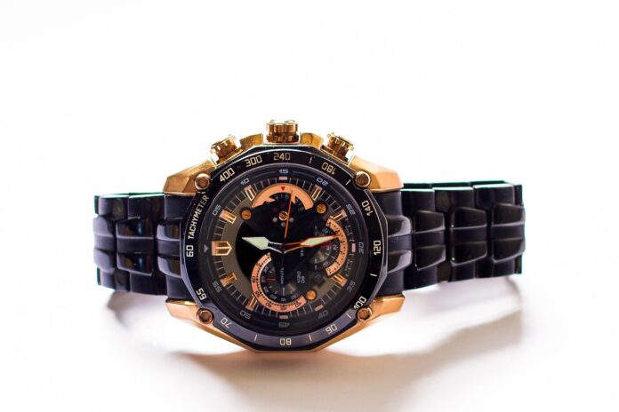 watch on table