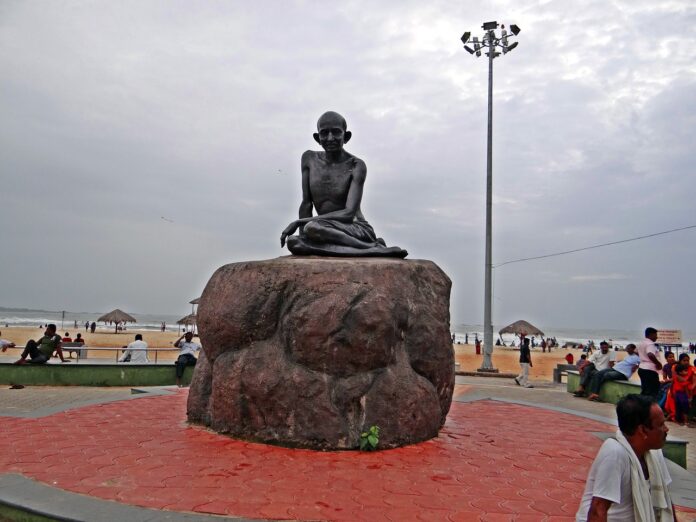 gandhi statue