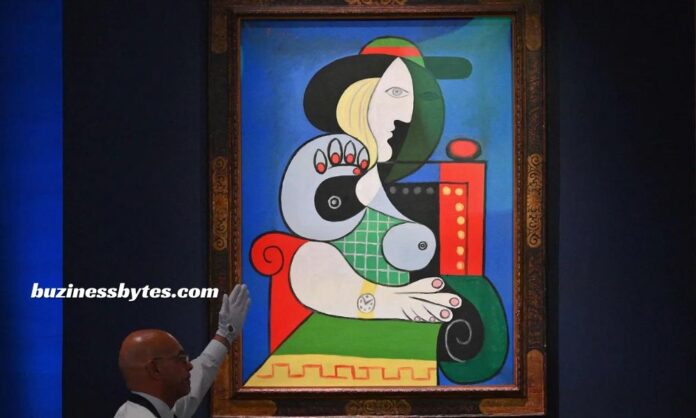 'Woman Wearing a Watch' by Pablo Picasso brings in $139 million at auction in New York.