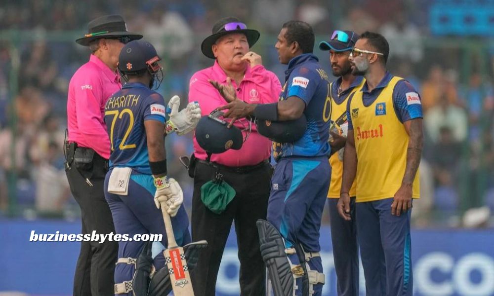The fourth umpire is wrong: Angelo Mathews offers 'video evidence' claims he shouldn't have been timed out.