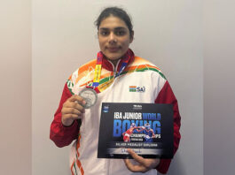 Amisha and Prachi of India take silver in the junior world boxing championships