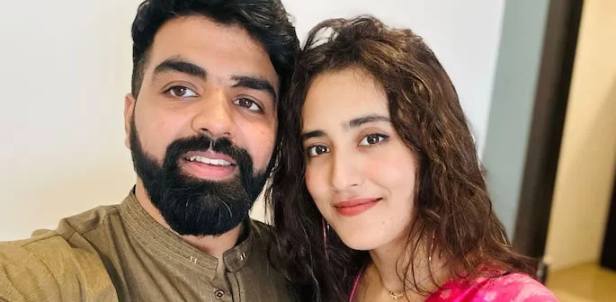 Javeria Khanum with Sameer Khan