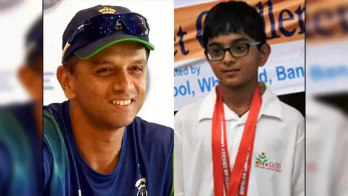 Rahul Dravid Cheering his Son's Team in Cooch Behar Trophy