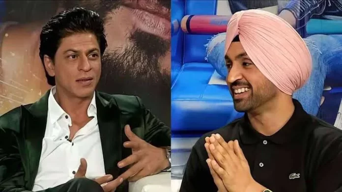 Shahrukh Khan and Diljit Dosanjh