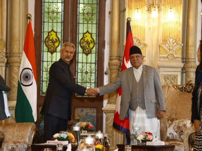 S Jaishankar and NP Saud