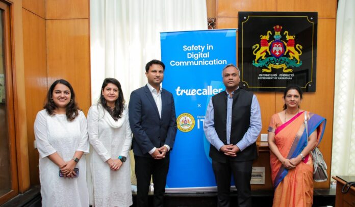 Truecaller and Karnataka Government collaboration promoting digital communication safety