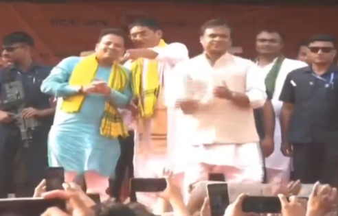 Himanta Biswa Sarma Dances
