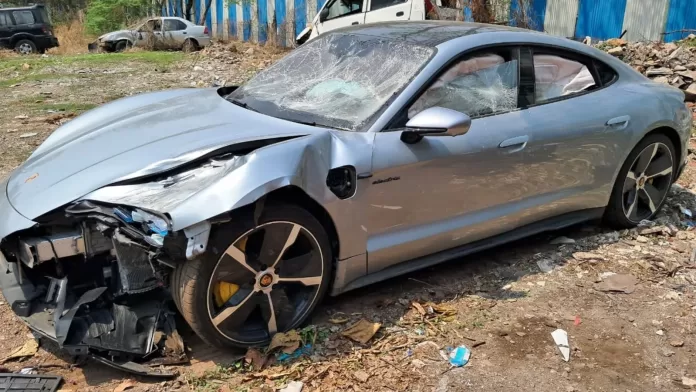 Porsche accident