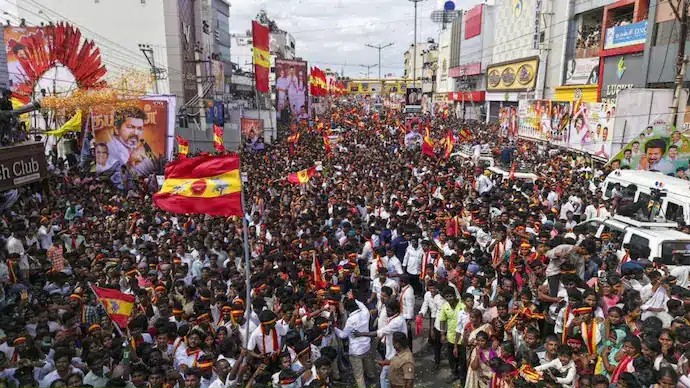 Stampede at Vijay’s Rally