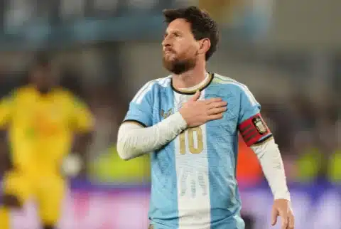 Lionel Messi Signs Off